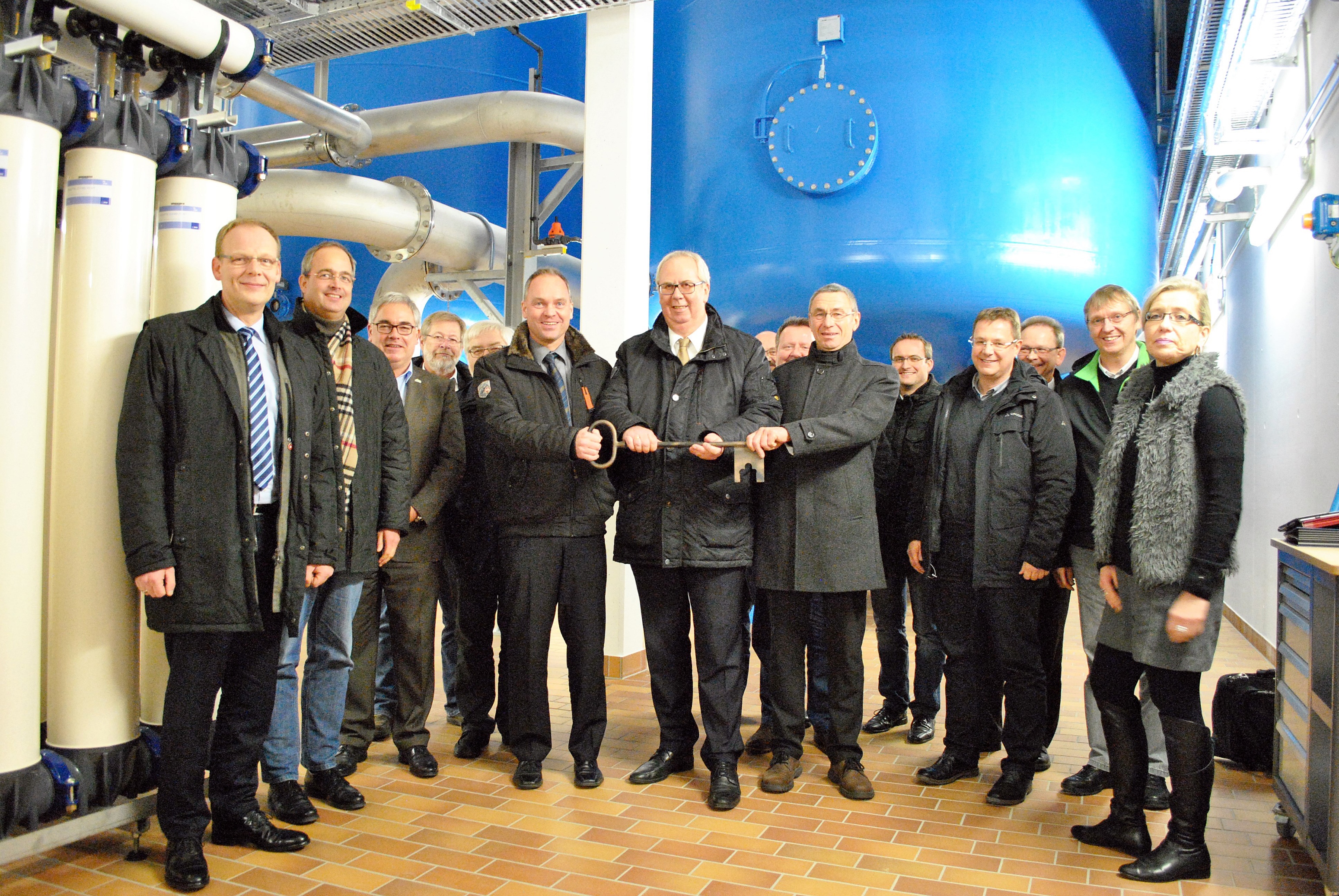 Wasserwerk Hennesee der Hochsauerlandwasser GmbH offiziell in Betrieb genommen.